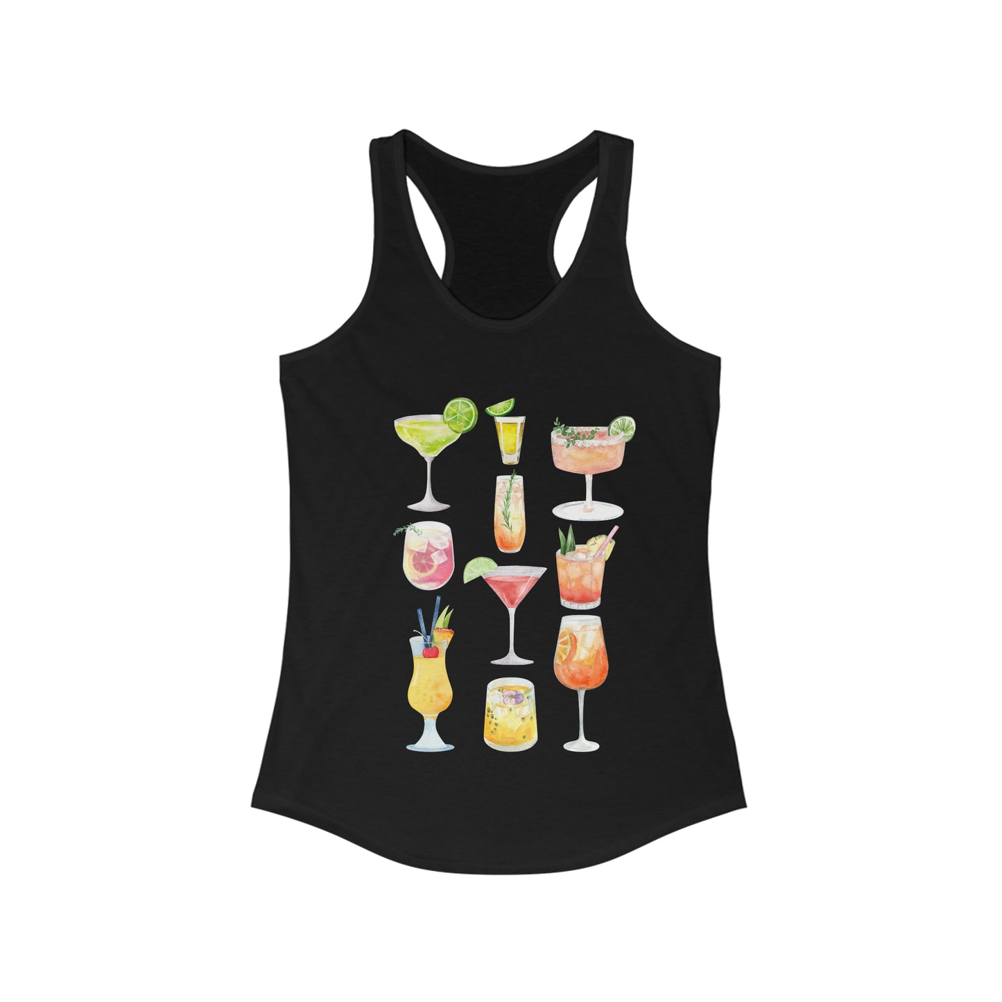 All the Drinks - Women's Ideal Racerback Tank