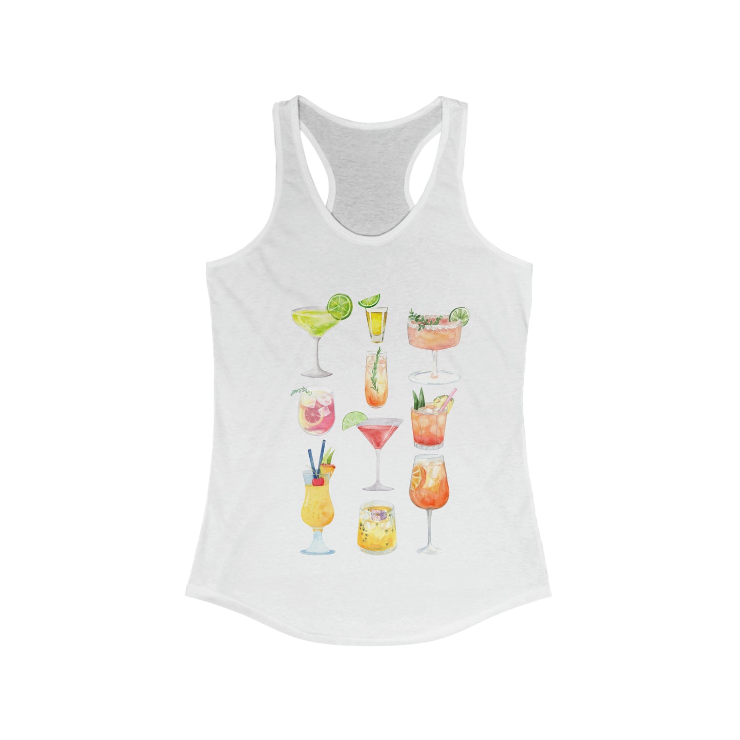 All the Drinks - Women's Ideal Racerback Tank