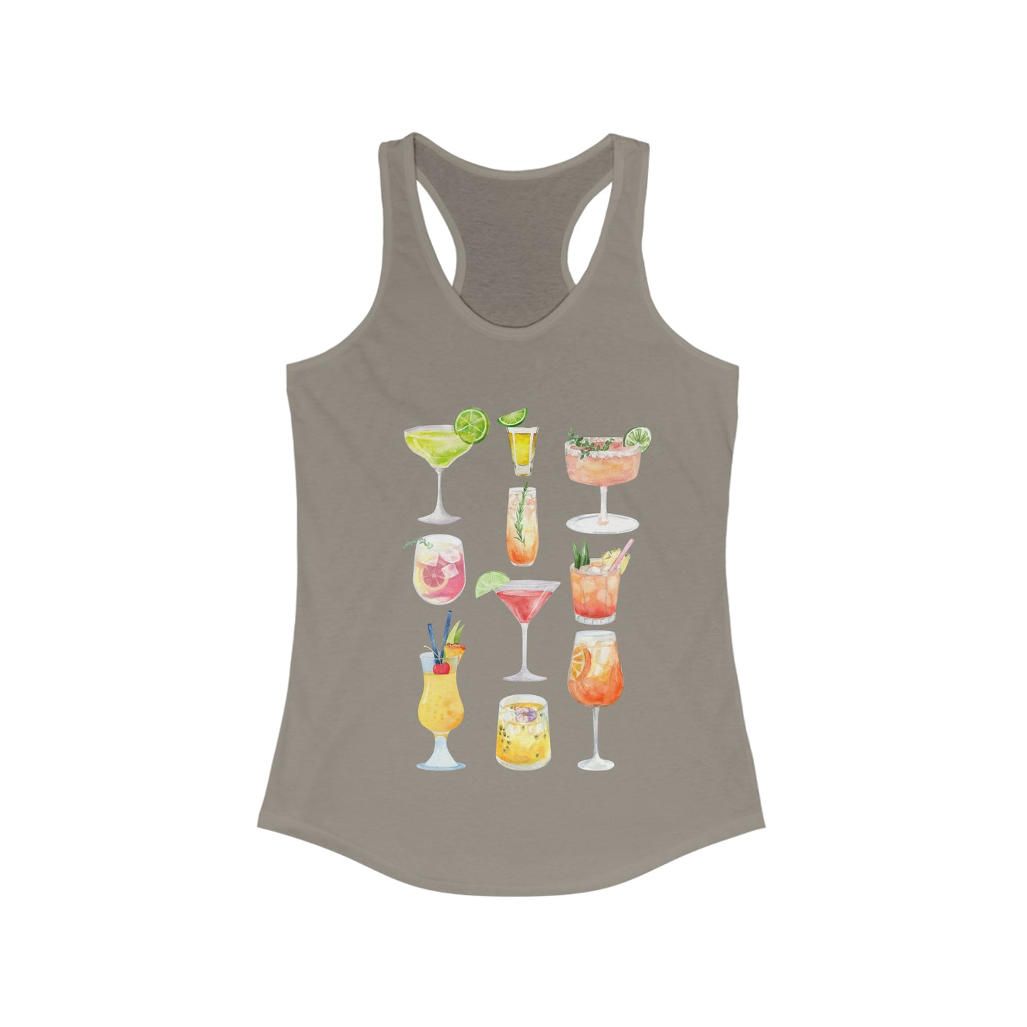 All the Drinks - Women's Ideal Racerback Tank