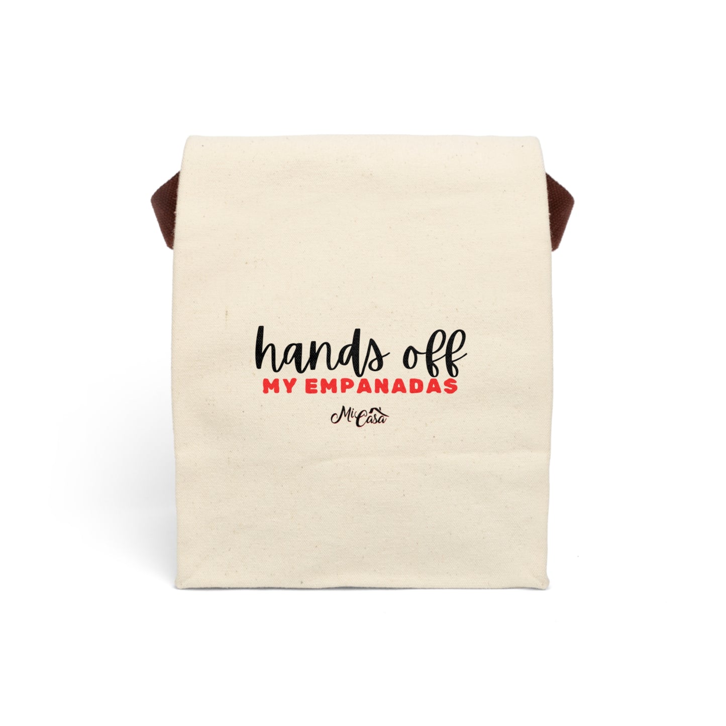 Mi Casa - Hands Off - Canvas Lunch Bag With Strap