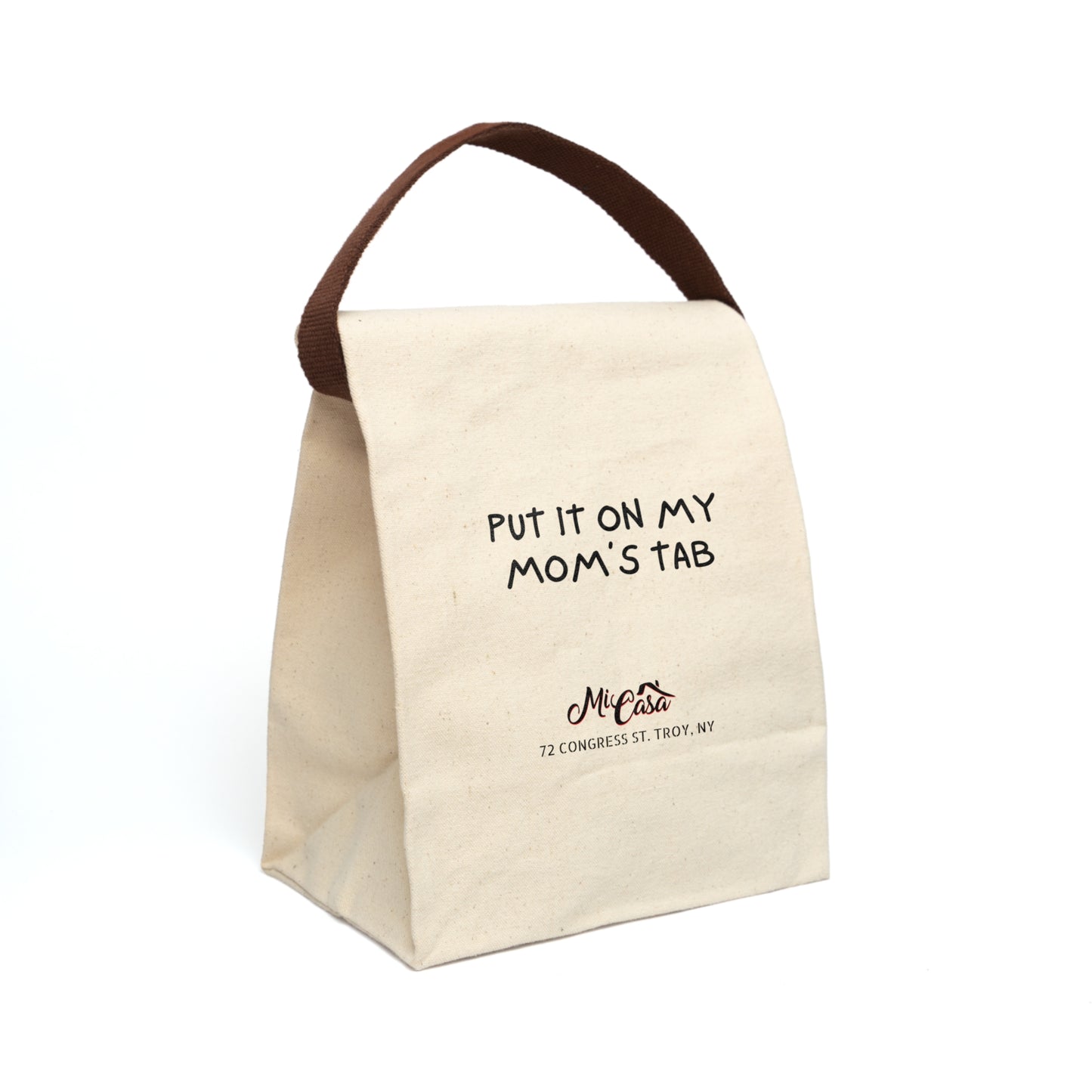 Mi Casa - Mom's Tab - Canvas Lunch Bag With Strap