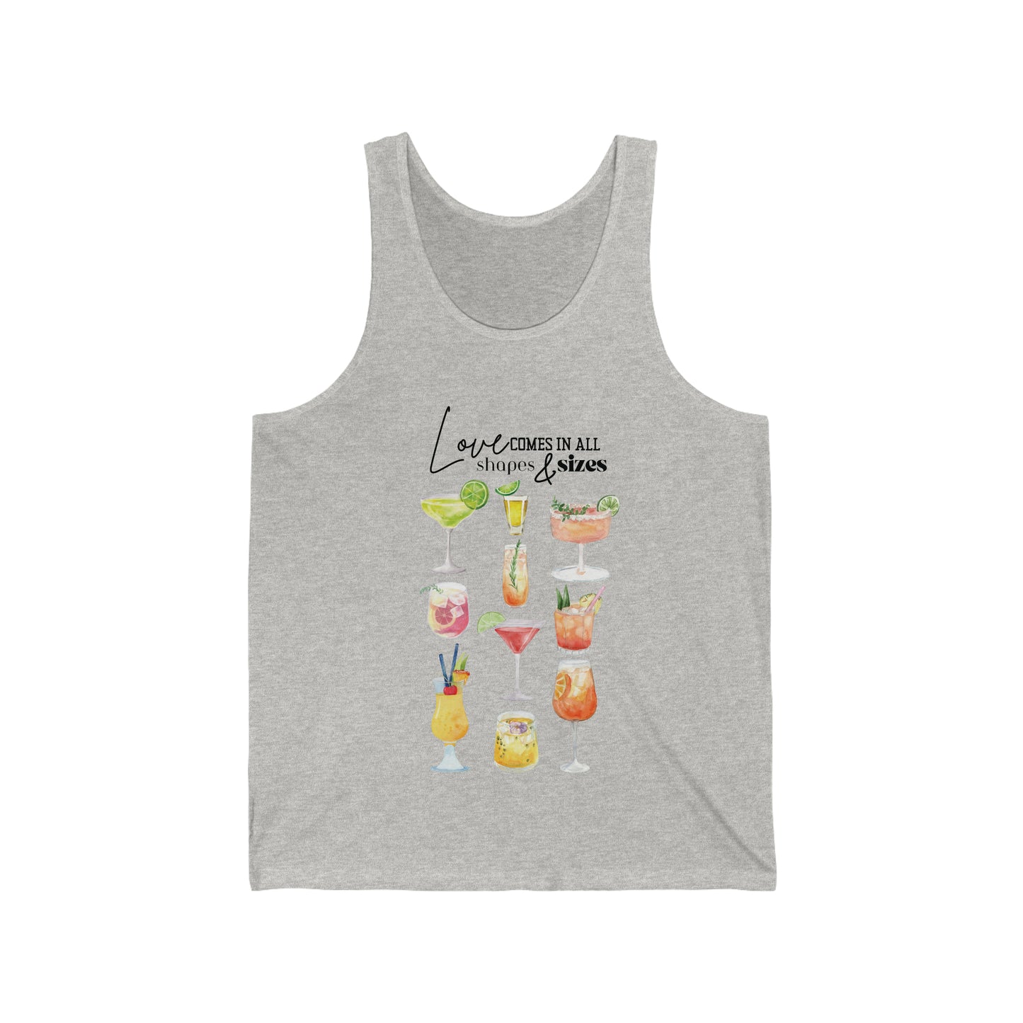 All Sizes - Unisex Jersey Tank