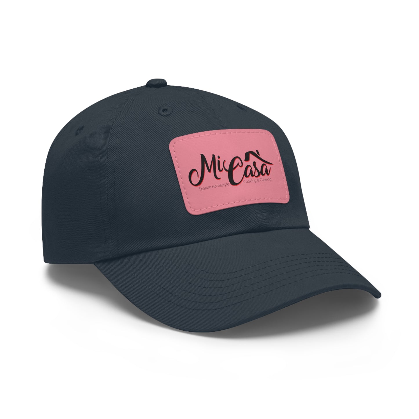 Mi Casa Logo - Dad Hat with Leather Patch (Rectangle)