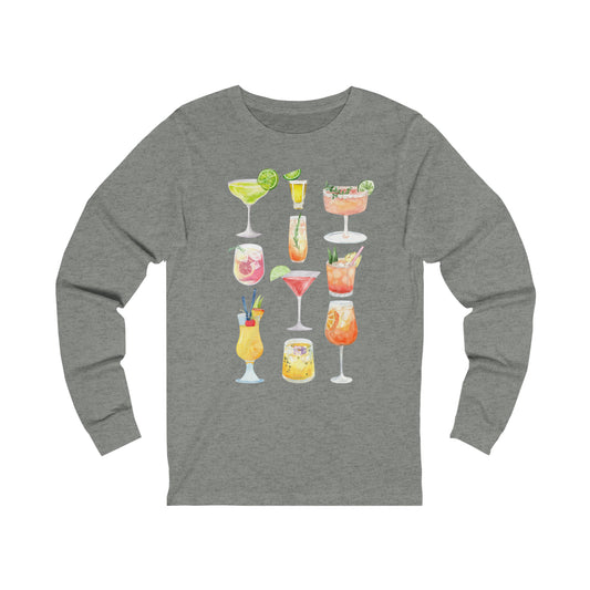 All the drinks - Unisex Jersey Long Sleeve Tee