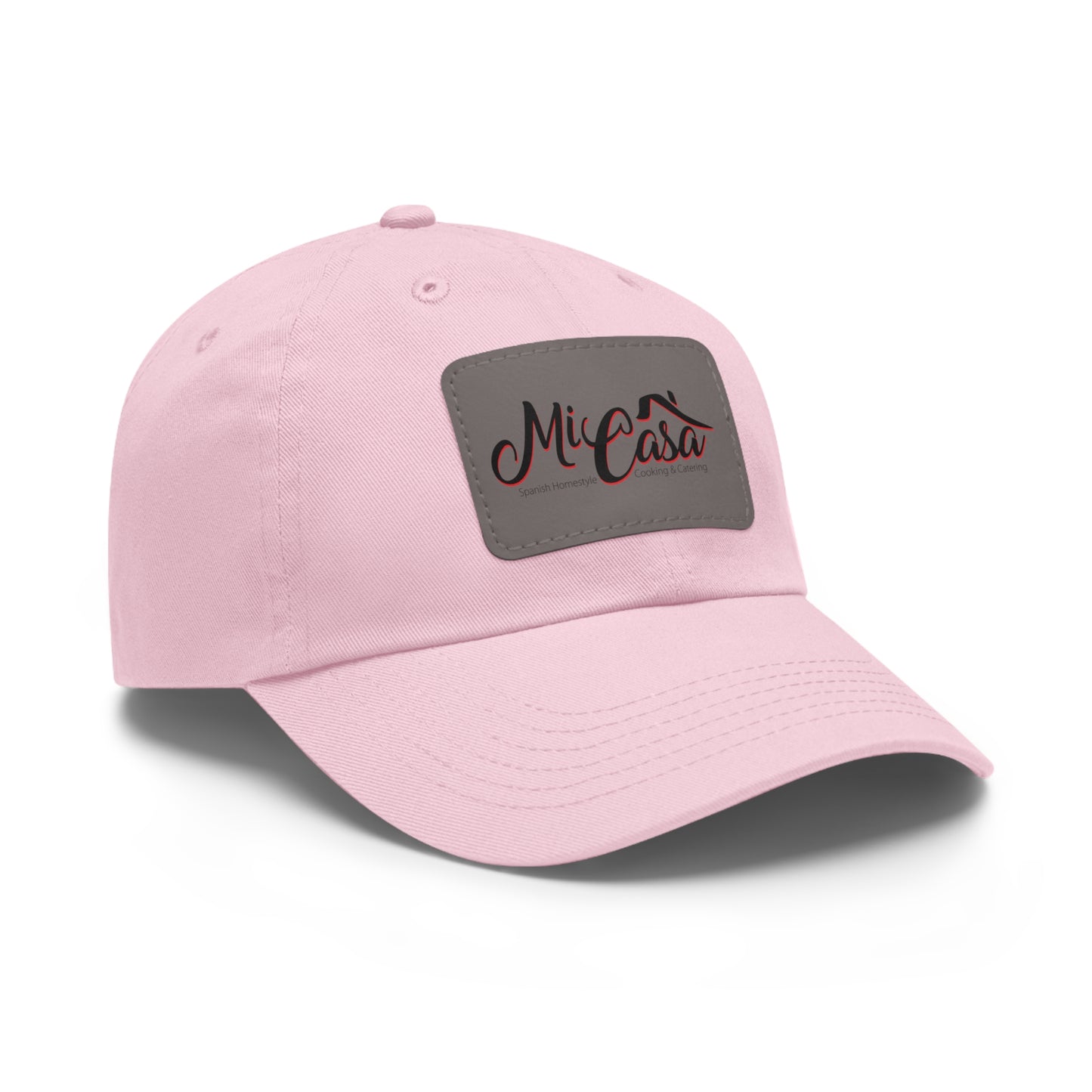 Mi Casa Logo - Dad Hat with Leather Patch (Rectangle)