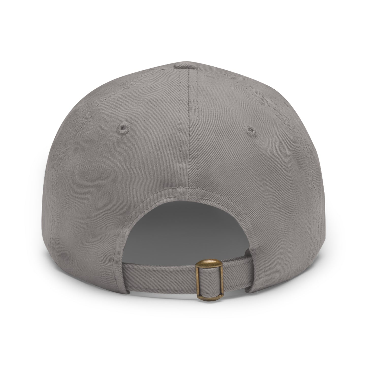 DraftQueen - Dad Hat with Leather Patch (Rectangle)