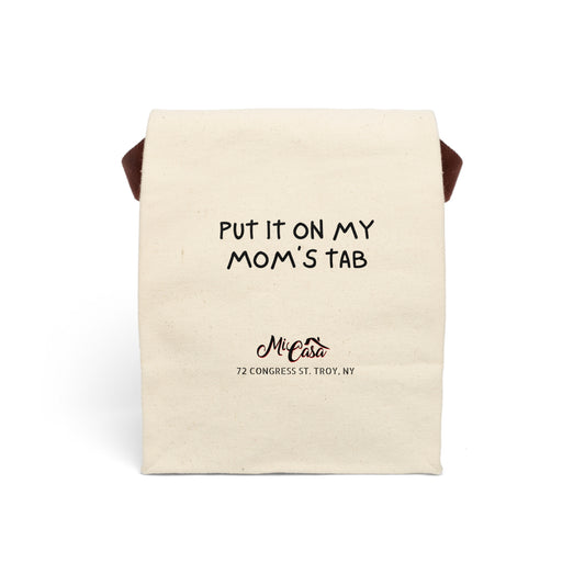 Mi Casa - Mom's Tab - Canvas Lunch Bag With Strap