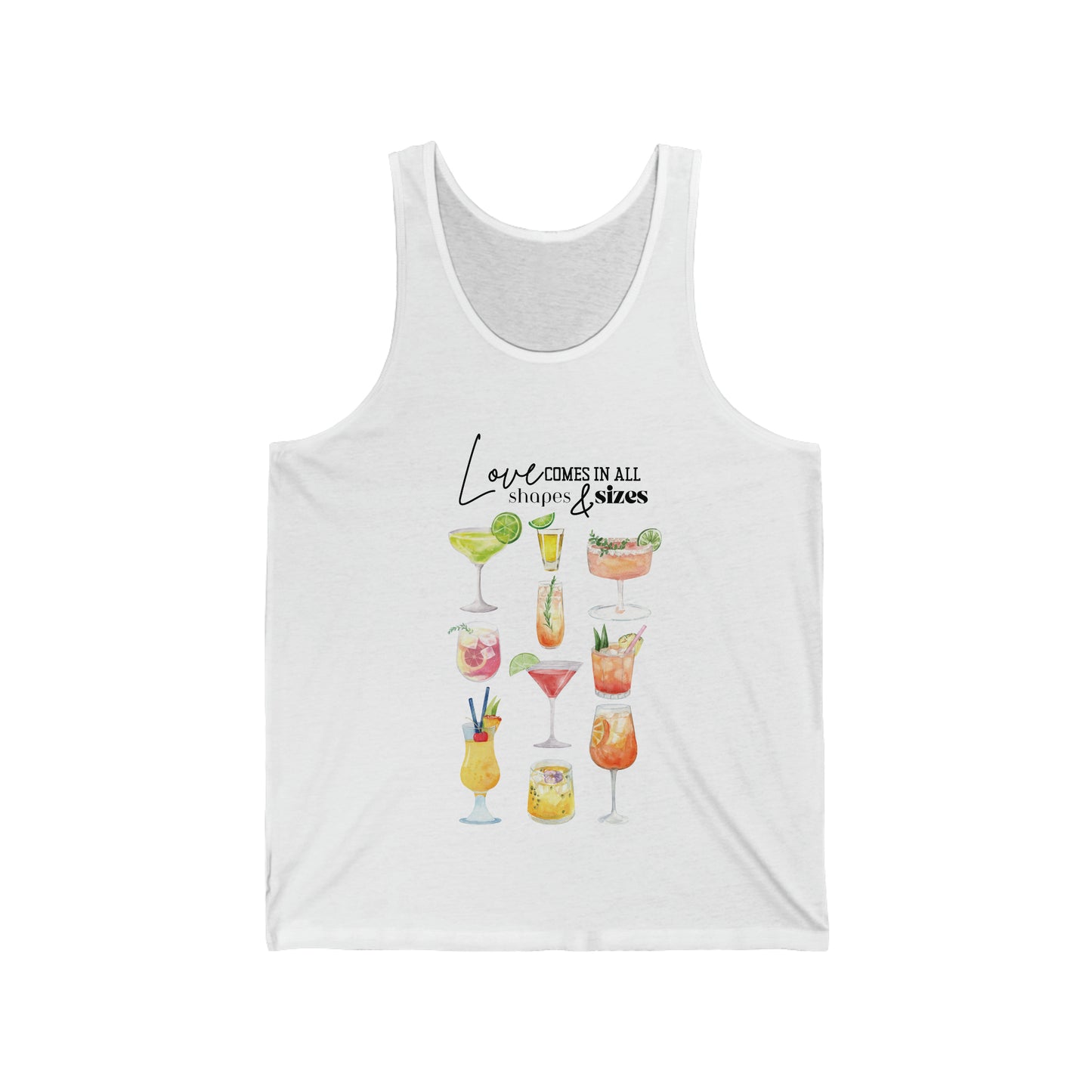 All Sizes - Unisex Jersey Tank