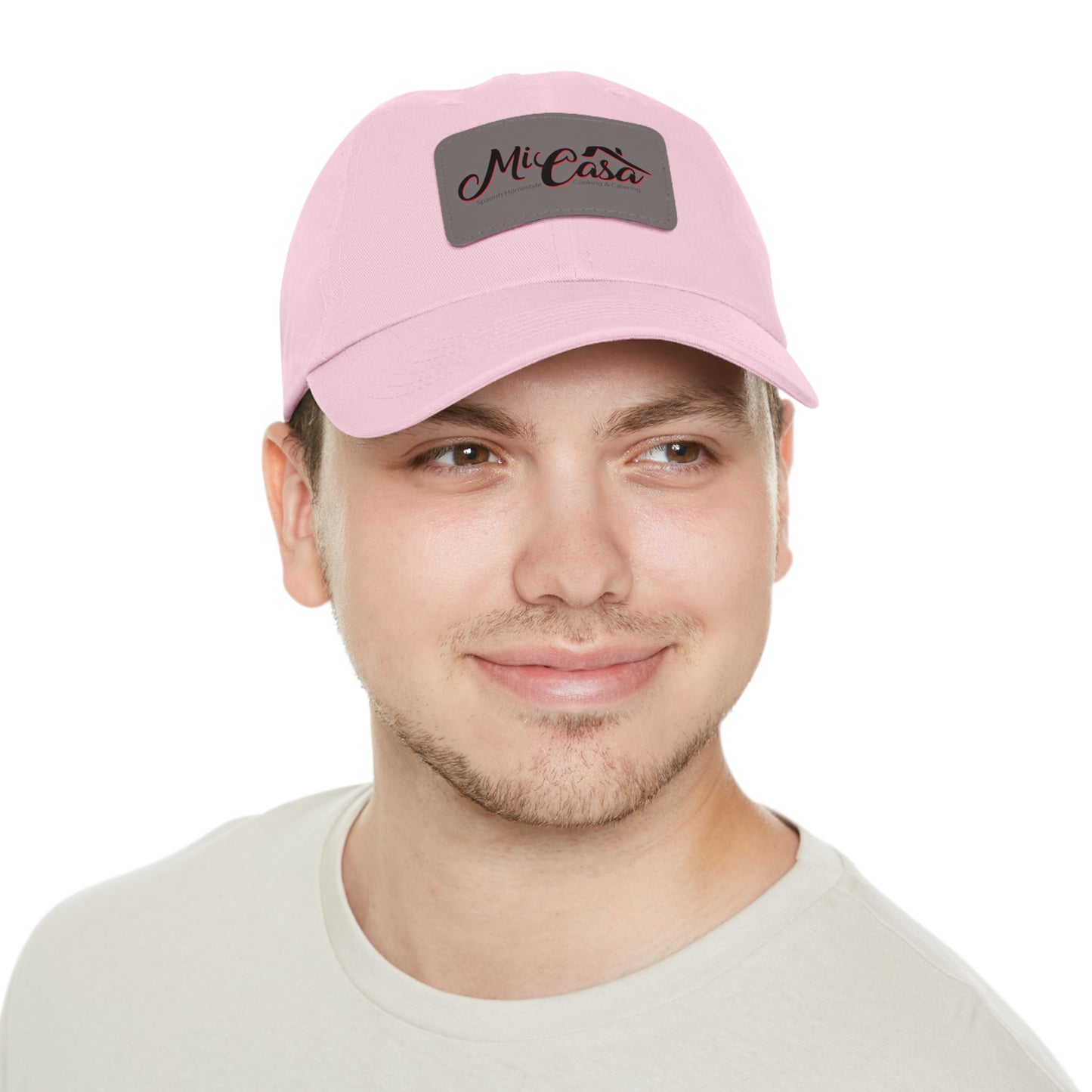 Mi Casa Logo - Dad Hat with Leather Patch (Rectangle)