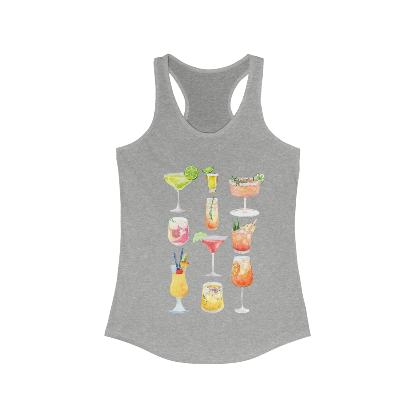 All the Drinks - Women's Ideal Racerback Tank