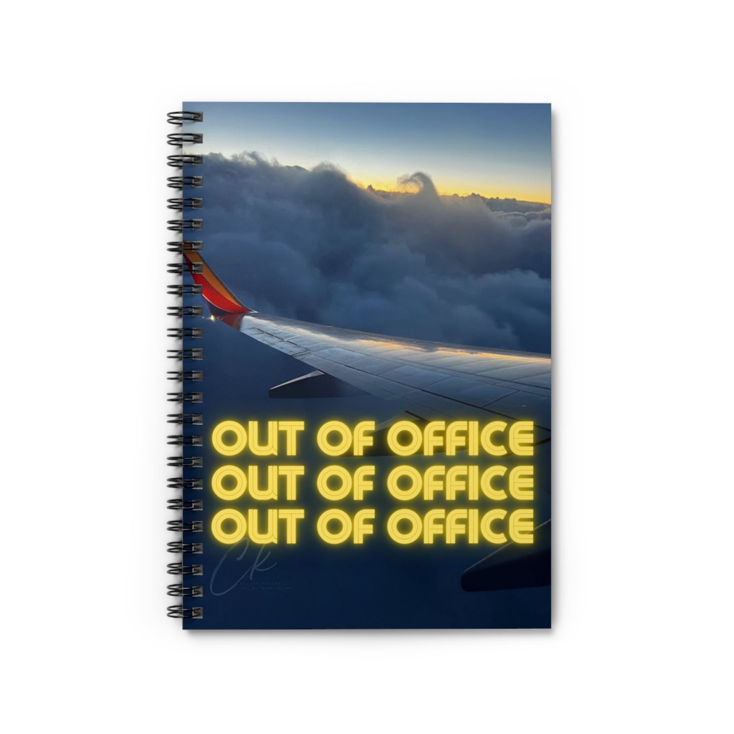 Spiral Notebook - Ruled Line - Out of Office