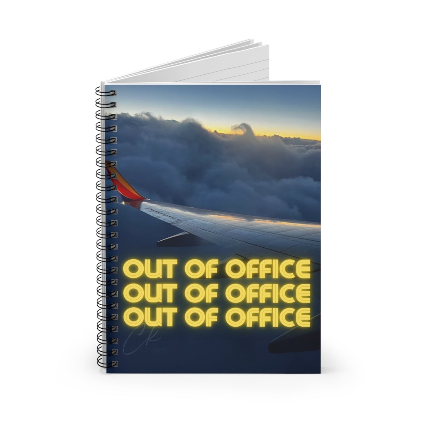 Spiral Notebook - Ruled Line - Out of Office