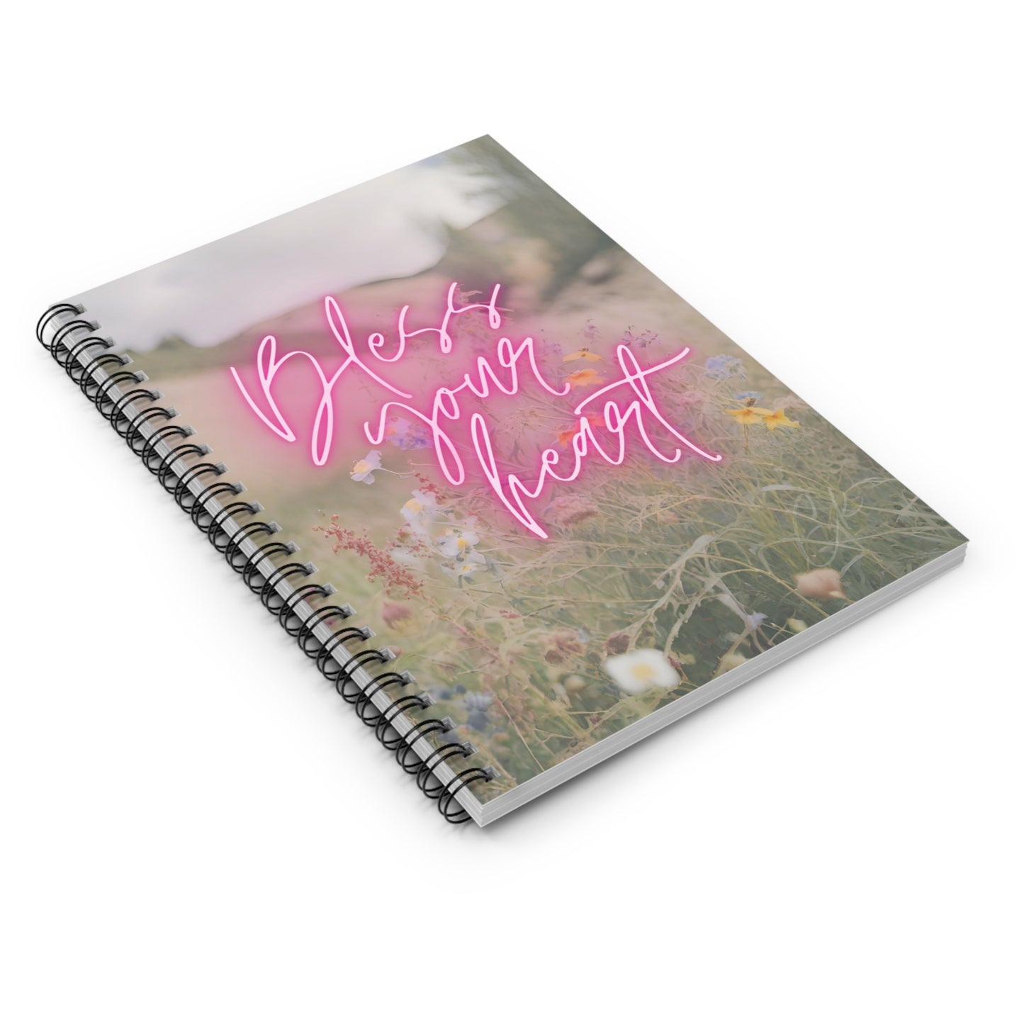 Spiral Notebook - Ruled Line - Bless your heart