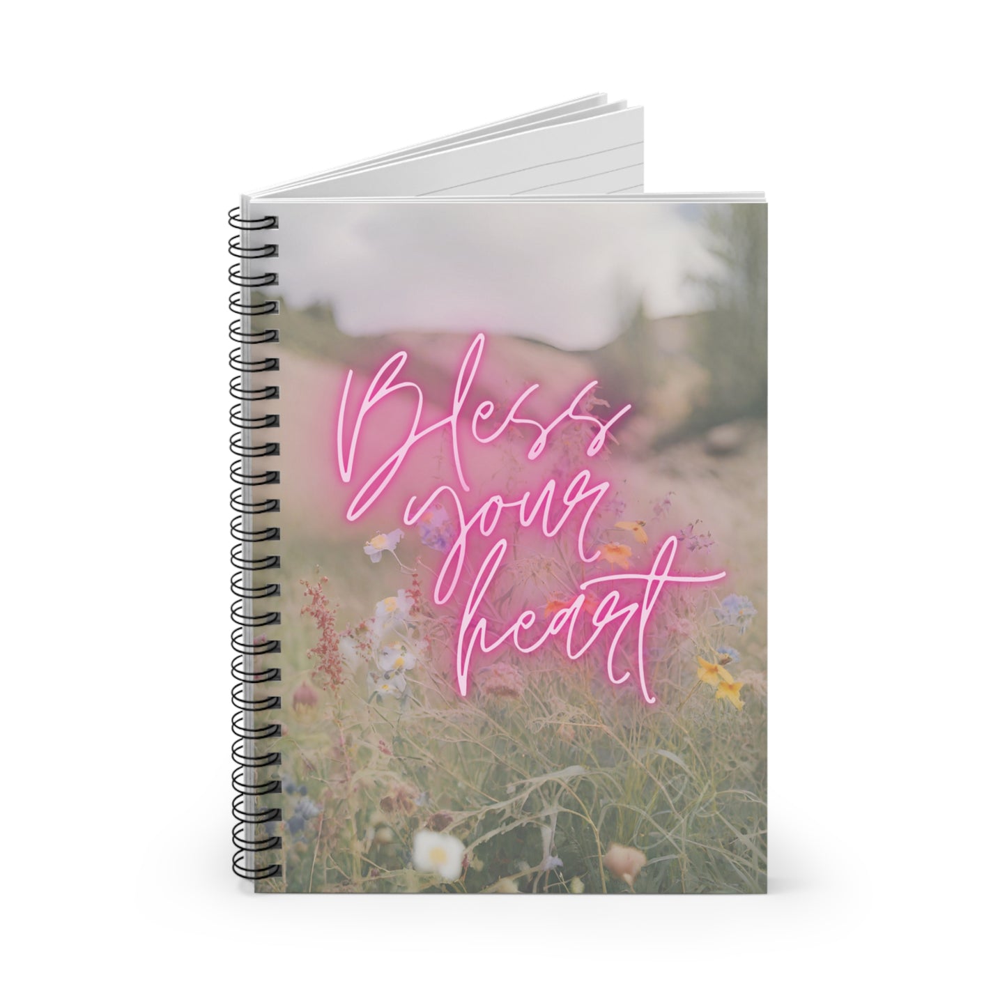 Spiral Notebook - Ruled Line - Bless your heart