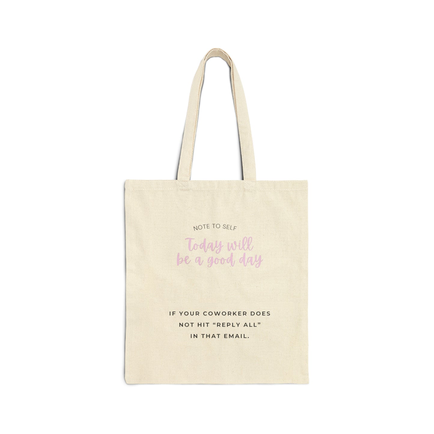 Reply All - Cotton Canvas Tote Bag