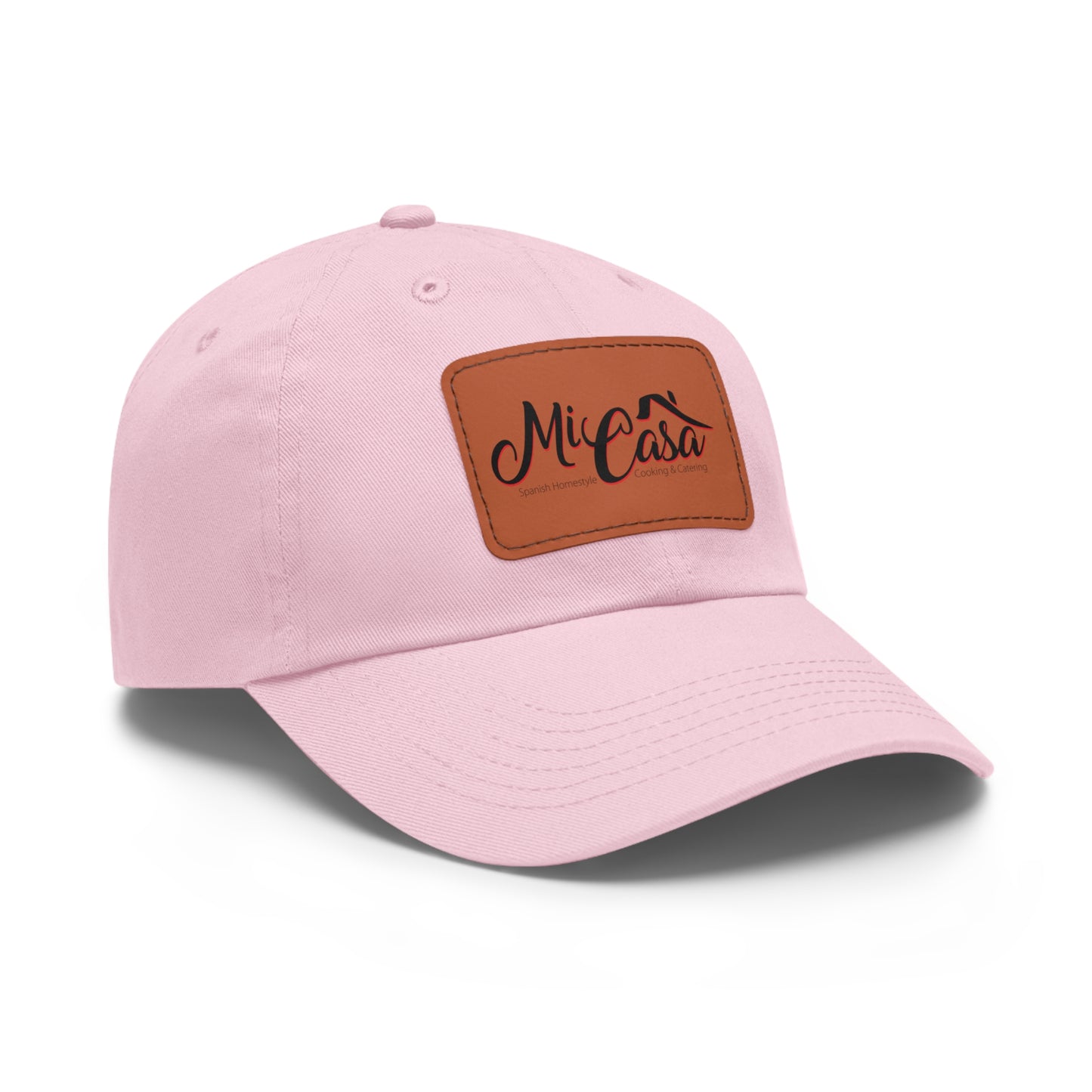 Mi Casa Logo - Dad Hat with Leather Patch (Rectangle)