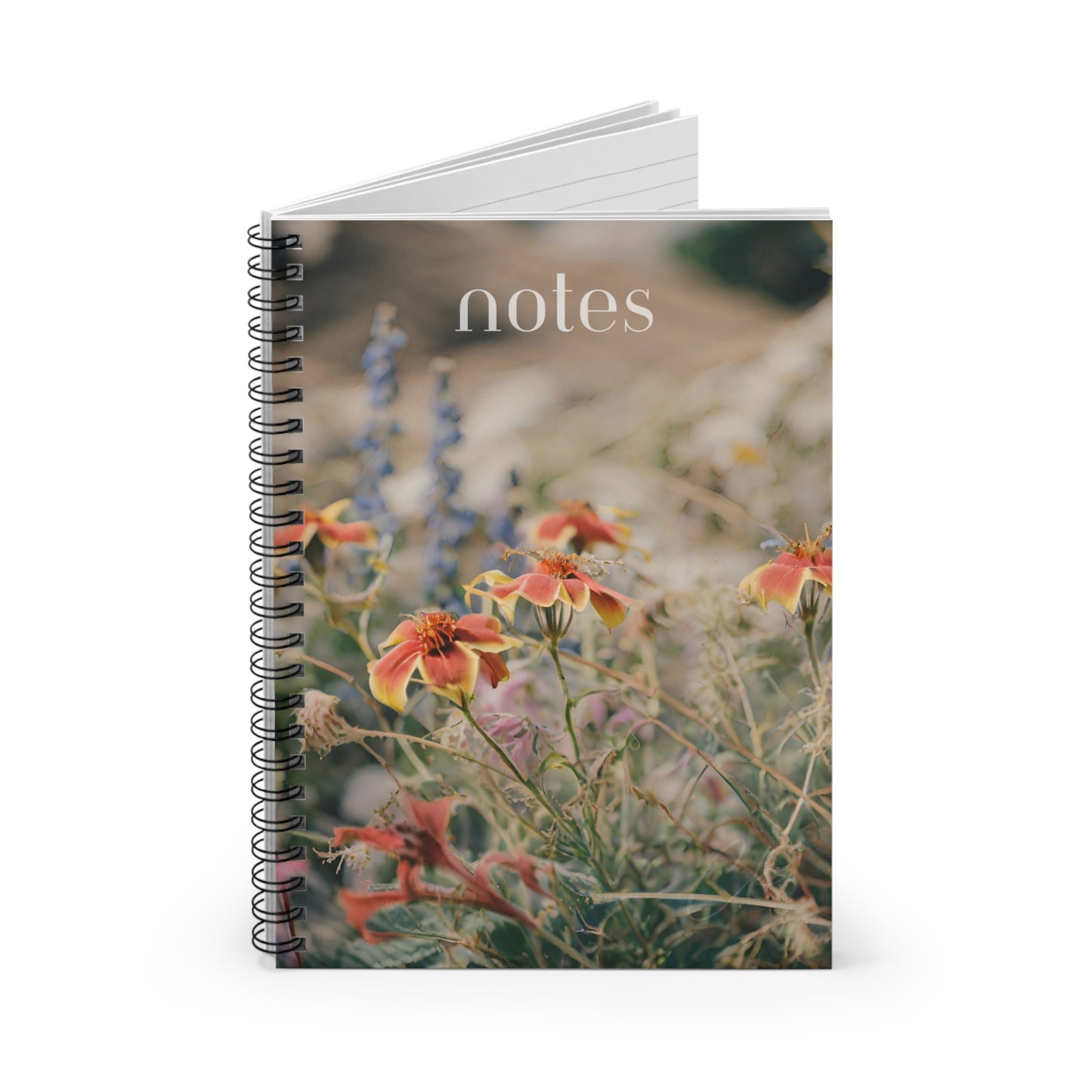 Spiral Notebook - Ruled Line - Wild Flowers