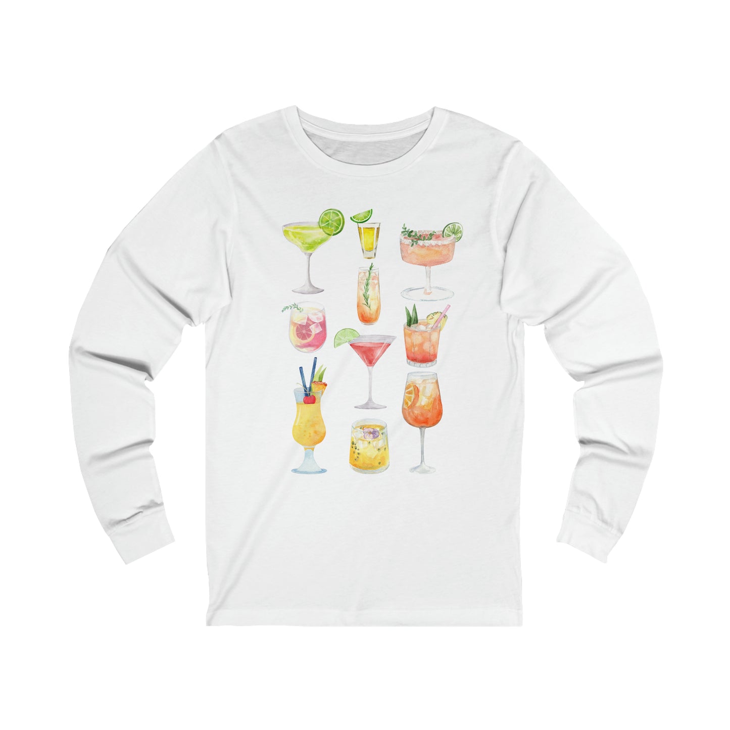 All the drinks - Unisex Jersey Long Sleeve Tee