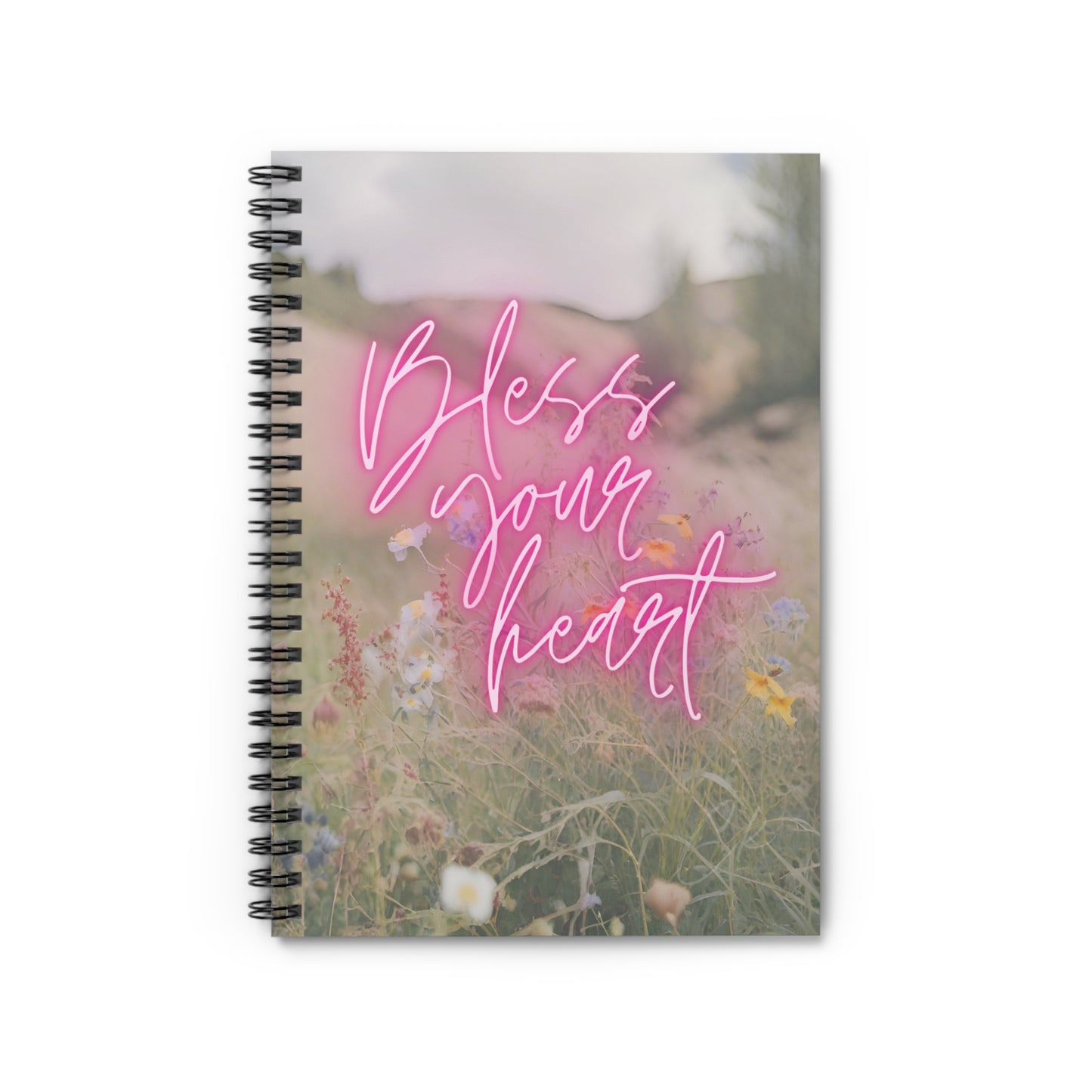 Spiral Notebook - Ruled Line - Bless your heart