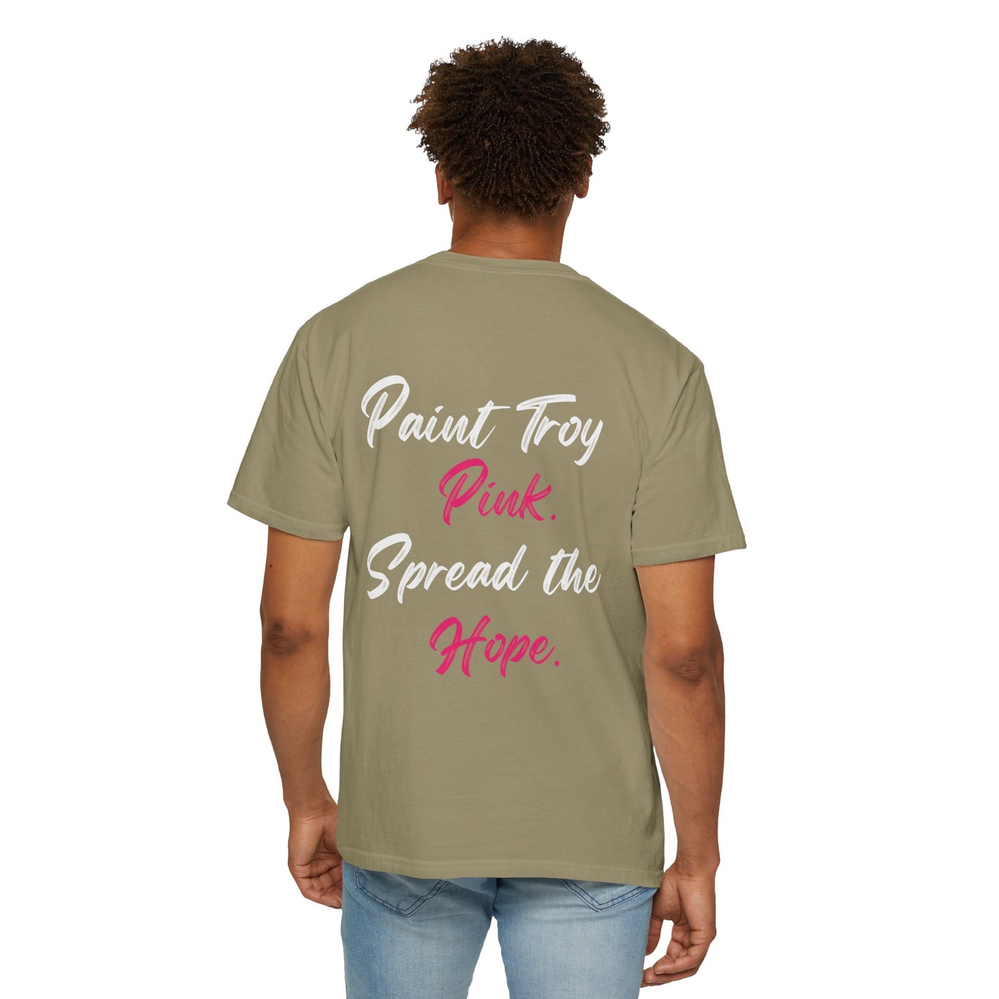 Breast Cancer Awareness Month - Mi Casa - Garment-Dyed T-shirt