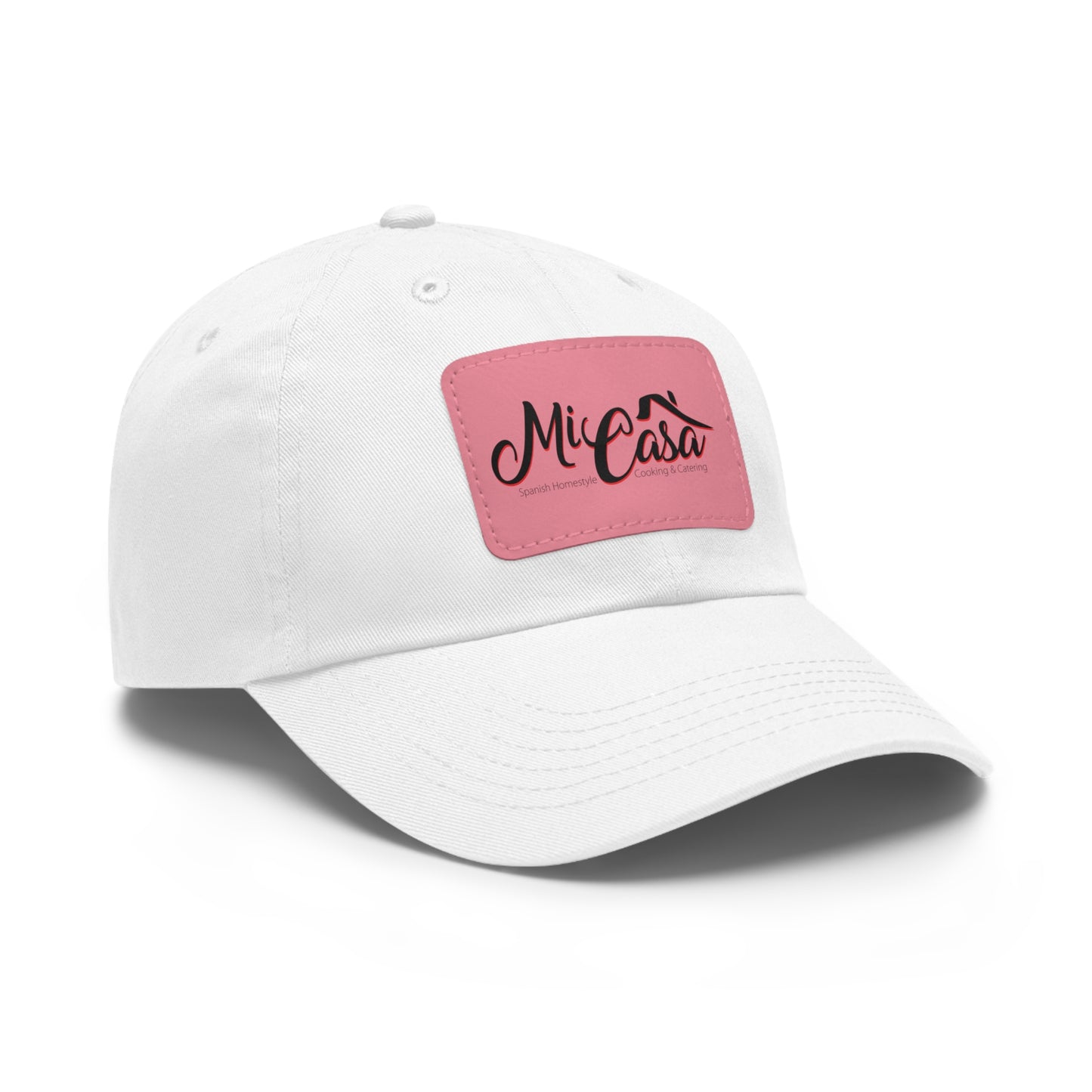 Mi Casa Logo - Dad Hat with Leather Patch (Rectangle)