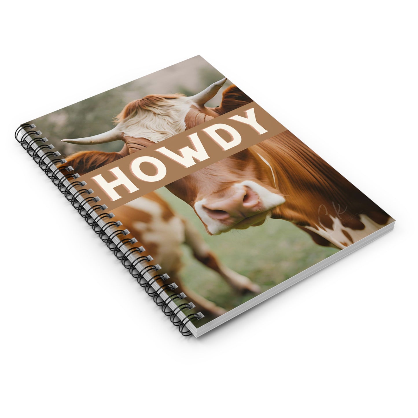 Spiral Notebook - Ruled Line - Howdy