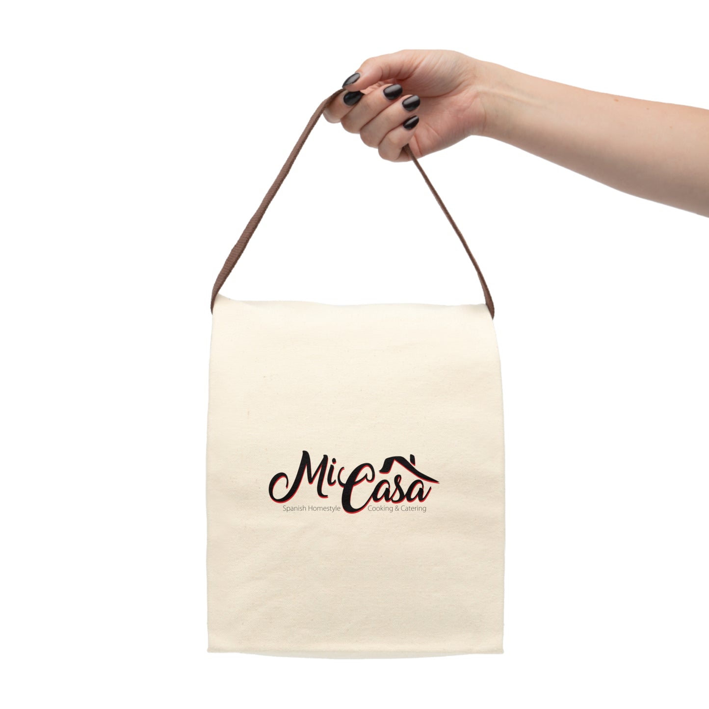 Mi Casa - Canvas Lunch Bag With Strap