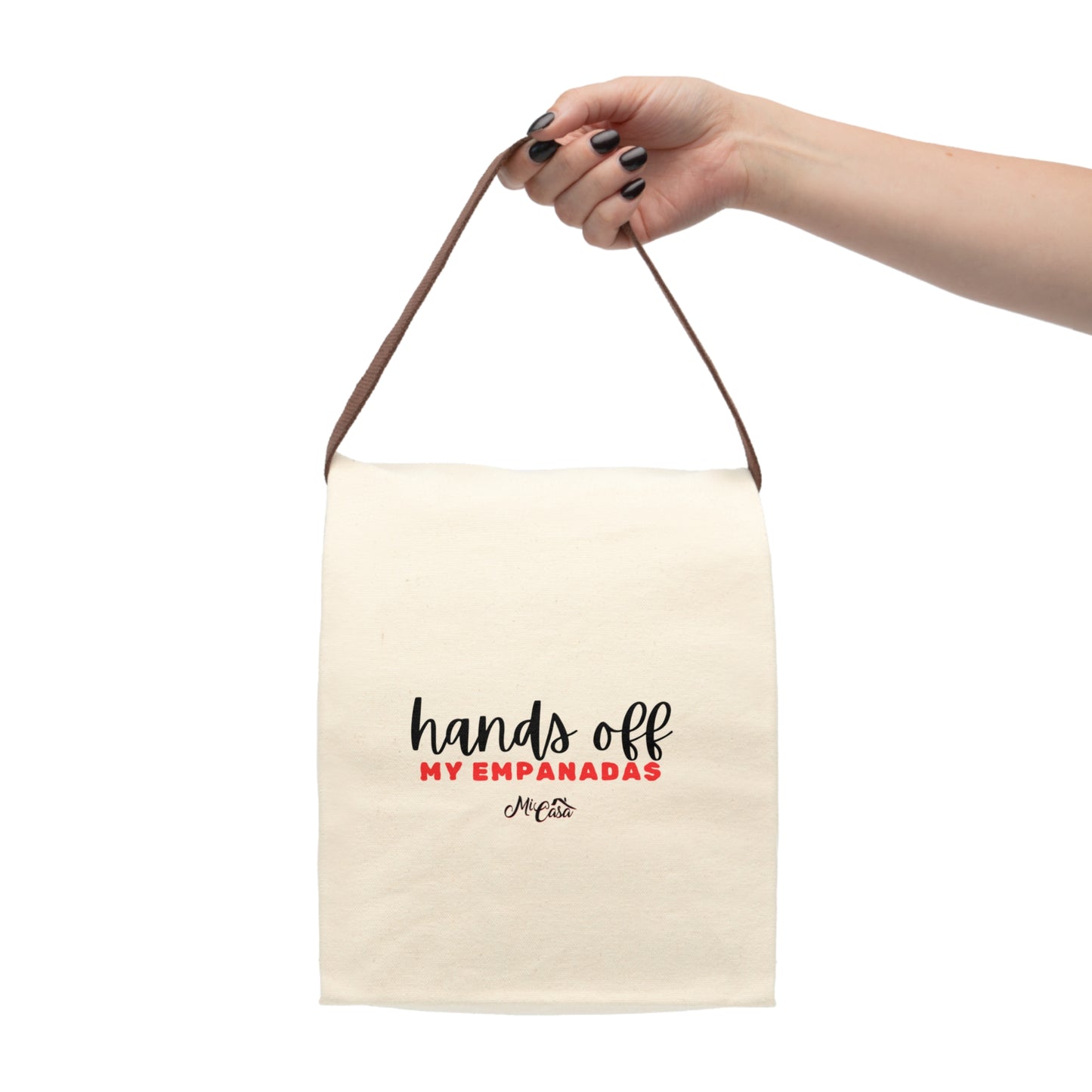 Mi Casa - Hands Off - Canvas Lunch Bag With Strap