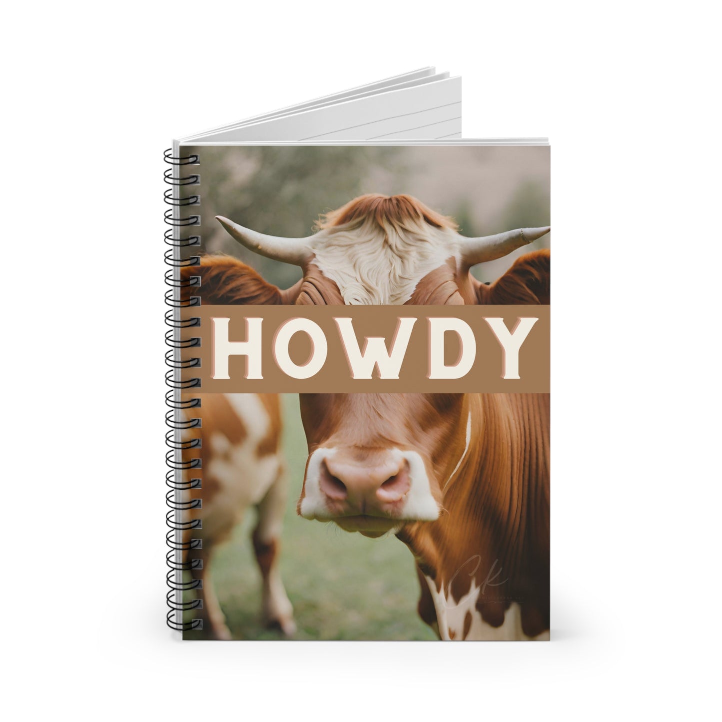 Spiral Notebook - Ruled Line - Howdy