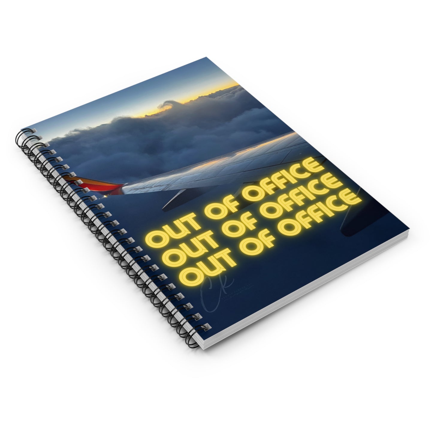 Spiral Notebook - Ruled Line - Out of Office